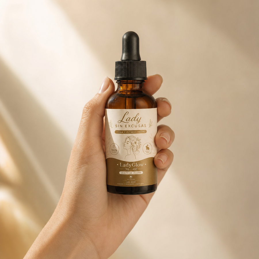 Tamano real del frasco de 60 ml en la mano