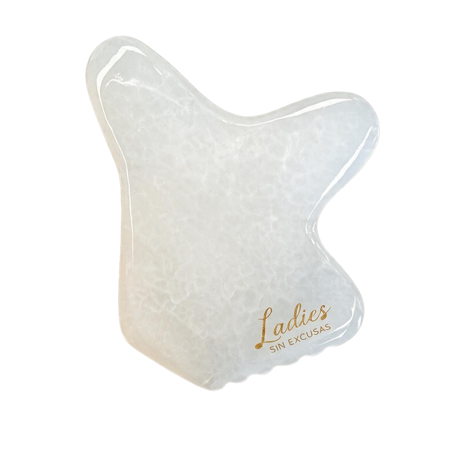 Gua Sha de ónix blanco Ladies Sin Excusas